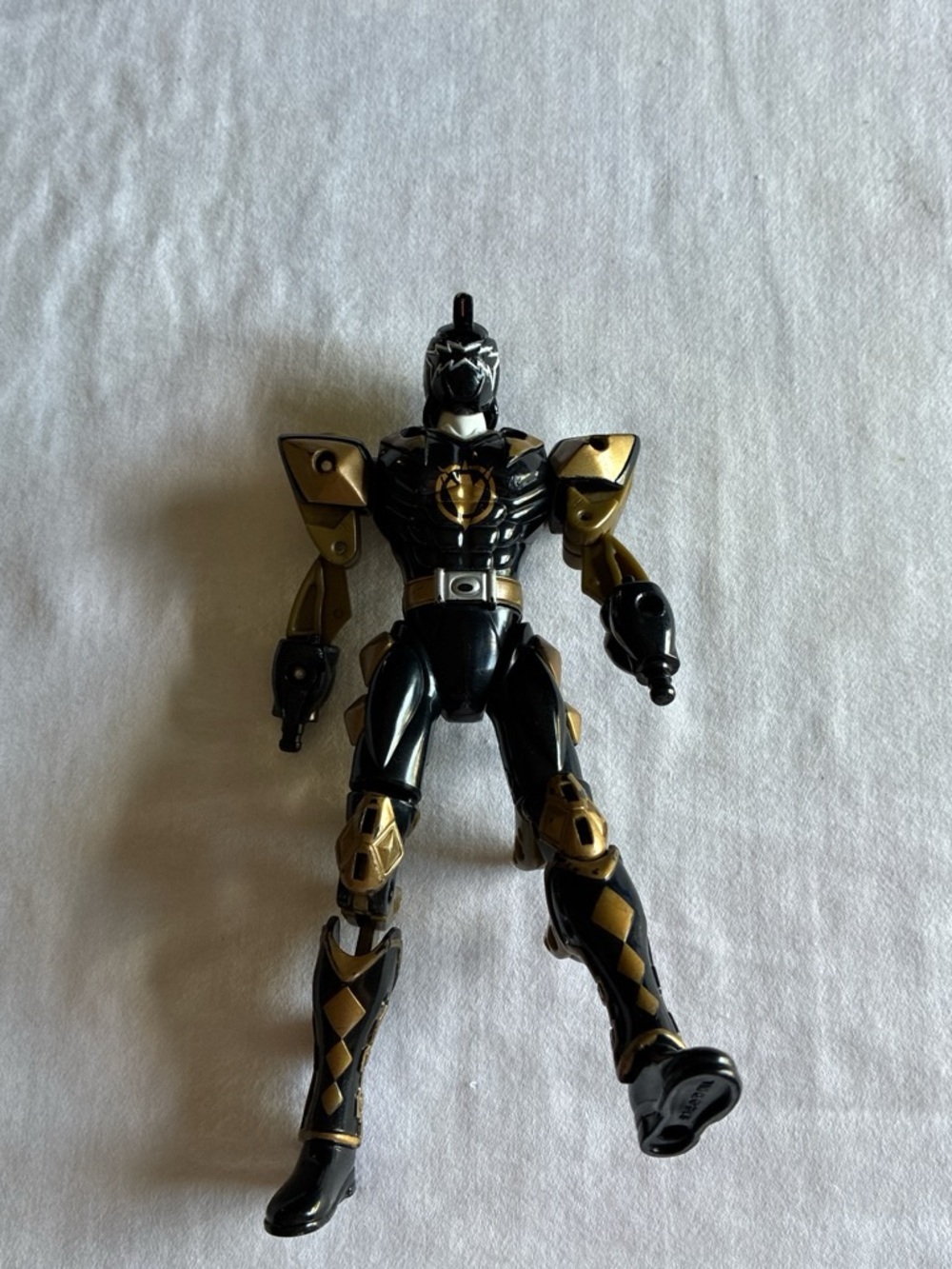 Missing Hands Power Ranger Black and Gold Action Figure - Kids Toys
